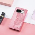 thumbnail image 3 of Wallet Case for Google Pixel 8 Case Crystal Glitter Bling with Card Holder Stand Leather Flip Wallet Phone Case Diamond Butterfly Protective Case for Google Pixel 8 Crystal Pink, 3 of 15