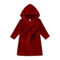 thumbnail image 1 of Pijamas de calidad para niños, conjunto de pijamas navideños de terciopelo, ropa de vacaciones de invierno para bebés y niñas, agregue su nombre de texto, ropa de dormir, 1 of 4