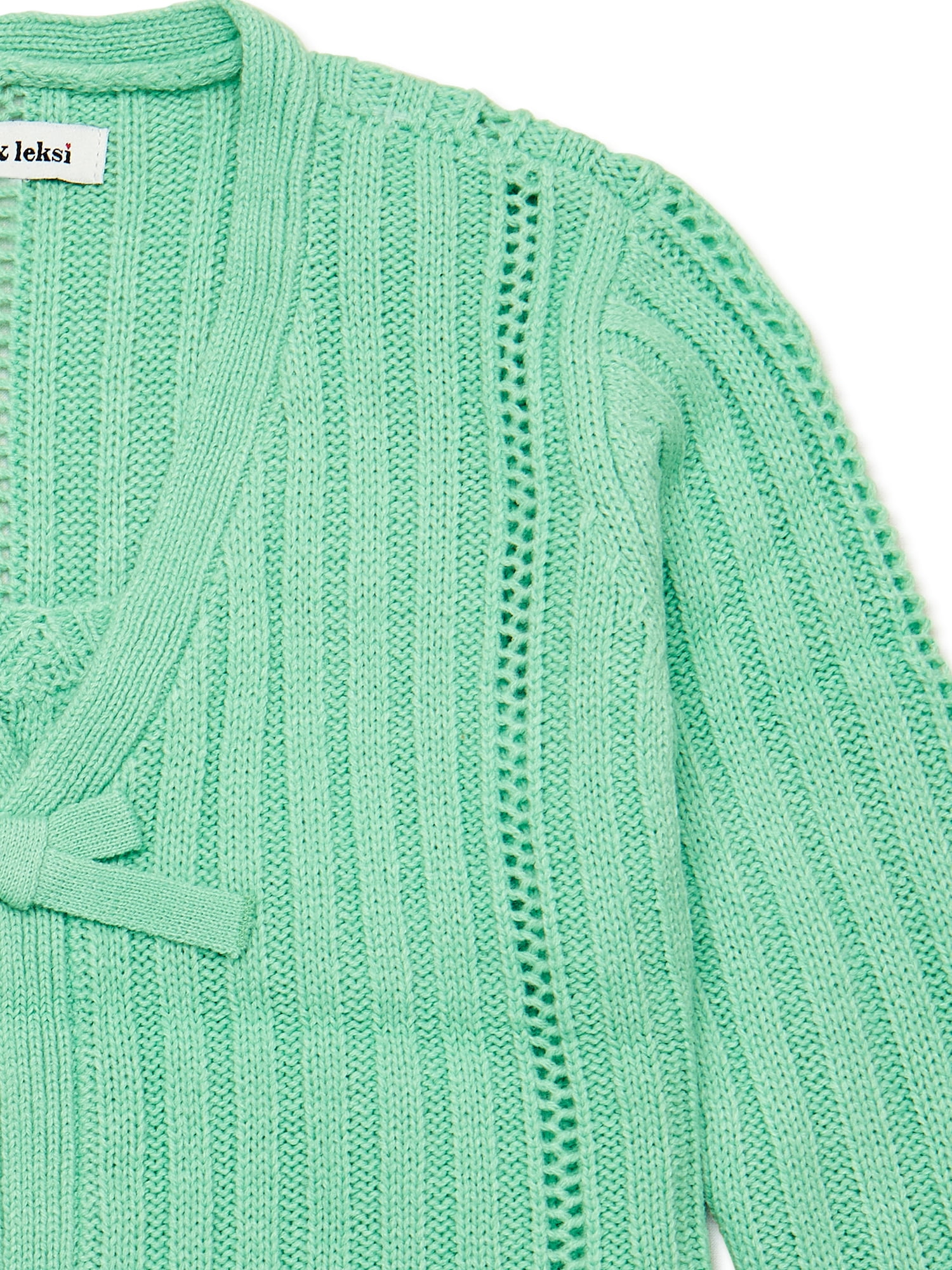 Nik and Leksi Girls Tank and Cardigan Sweater Set, 2-Piece, Sizes 4-16