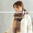 thumbnail image 3 of Bufanda de invierno súper suave con tacto de cachemir clásico MFZFUKR CPB-YY168-3, 3 of 5