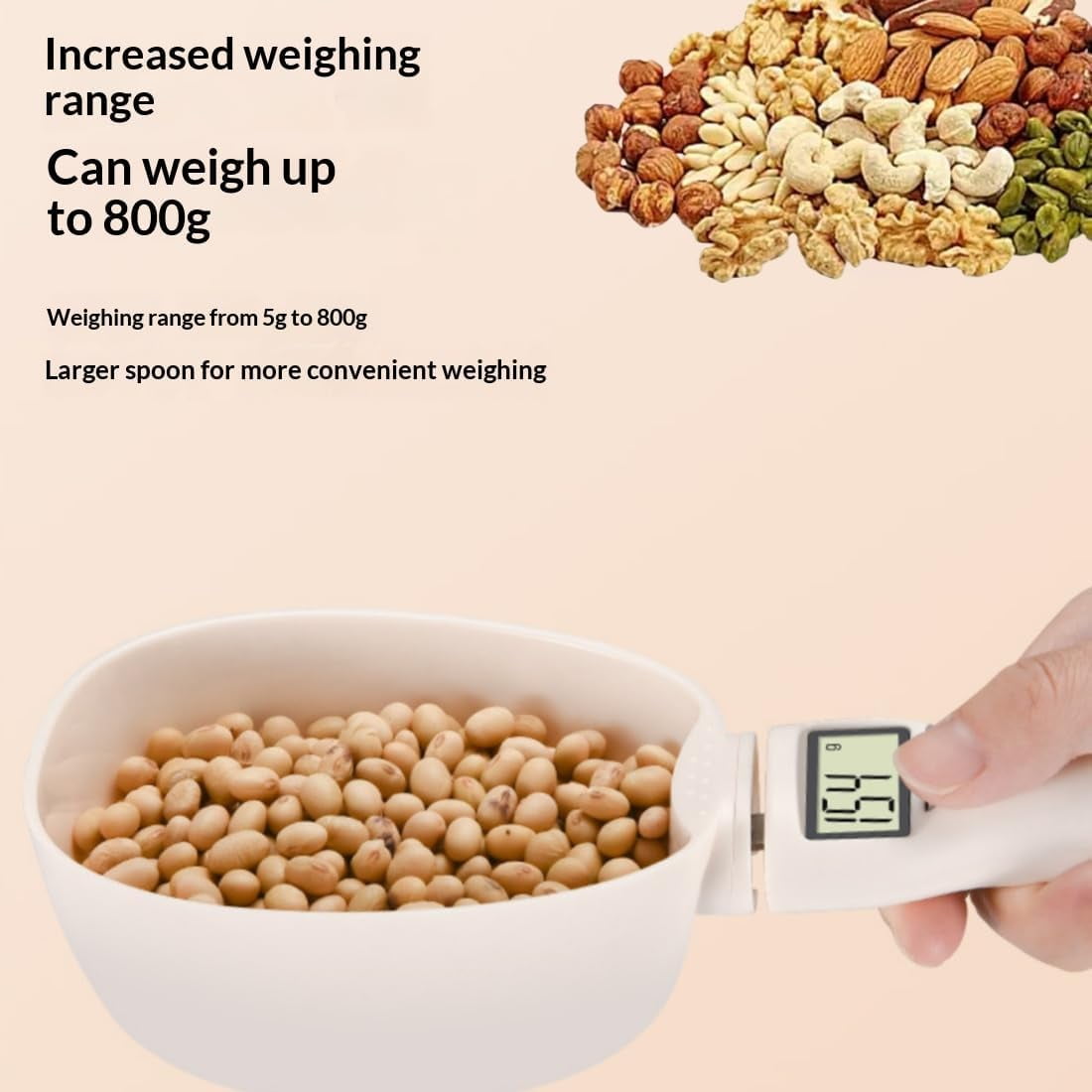 Electronic Measuring Spoon With Conversion, 2026 Upgraded Digital Spoon Scale, Adjustable Digital Measuring Spoons, For Cooking Baking, High Precision Kitchen Gadget With Lcd Display (2PCS)