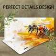 thumbnail image 4 of Bee on Sunflower Funny Personalized License Plate Rust-proof Stainless Steel Metal License Plate Suitable For Men And Women 12.2" x 6.2", 4 of 7