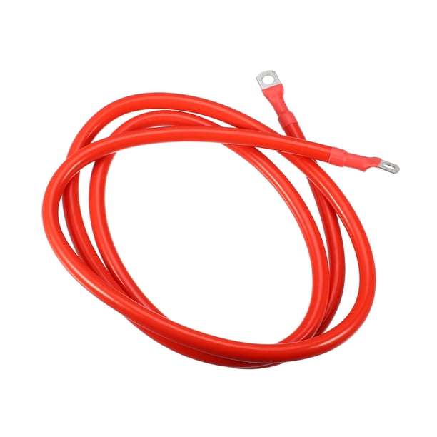 Batería Cable 2 AWG Calibre 180 cm 5/16 Coche Batería Cable UniversalRojo
