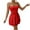 Red., variant on Dresses for Women Plus Size Akafmk Summer Dresses for Women Casual Dresses,Solid Color Sleeveless Spaghetti Straps Mini Dresses Loose Fitting Flowy Multi-layer A Line Beach Sundress