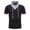 Black, variant on ZVNAΖH Men's Cotton Short Sleeve T-shirts Drawstring Stand Up Collar Cycling Outdoor Windproof Tops Comfy Solid Color Slim Fit Pullover