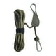 thumbnail image 1 of Fiudx Cuerda de Camping Portátil, Tensor Ajustable Resistente Al Viento, Material de Nailon y Poliéster Reflectante, Fácil de Instalar, Multiusos para Actividades Al Aire Libre, Incluye 2 Mosquetones, 1 of 1