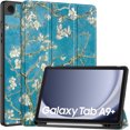thumbnail image 1 of KOMI Case for Samsung Galaxy Tab A9+/A9 Plus 11 Inch 2023, Slim Lightweight Stand Hard Back Shell Protective Cover for All-New Galaxy Tab A9+ Tablet SM-X210/X216/X218, Flowers, 1 of 5