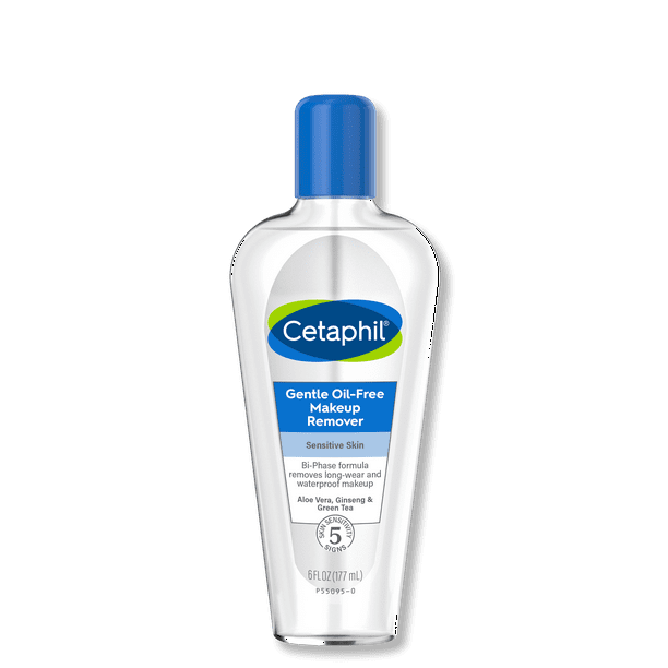 Cetaphil Gentle Waterproof Makeup Remover, 6oz, Oil-Free Formula Sensitive Skin - Walmart.com