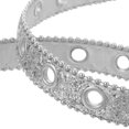 thumbnail image 3 of YSNOOWE Cinturón Ajustable Para Mujer Con De Pedrería Plateado Ideal Para Fiestas Y Banquetes, 3 of 6