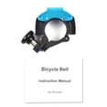 thumbnail image 2 of Bike Bell Aluminum Bell Crisp Clear Sound Bike Ring Bell for 22.2mm Handlebar, 2 of 6