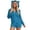 Navy, variant on Krdevn Women's Fuzzy Fleece Romper Pajamas, Zip‑Up Hooded Onesie with Bear Ears Long Sleeve Short Jumpsuit Loungewear,Brick Red
