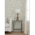 thumbnail image 2 of Chesapeake Nightingale Taupe Floral Trail Wallpaper, 2 of 4