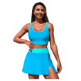 thumbnail image 3 of BOBOGOJP Womens Two Piece Tankini Bathing Suits with Skirt Tummy Control Swimsuits Modest Swimwear 2026 Sky Blue for Size L, 3 of 9