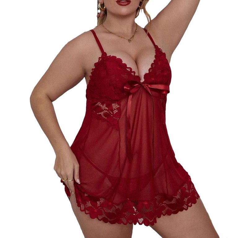 Sexy Burgundy Lingerie Gown 9S4078 - AliExpress