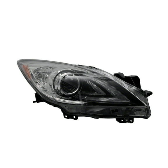 KAI New OEM Replacement Passenger Side Headlight Lens And Housing, Fits 2010-2013 Mazda 3