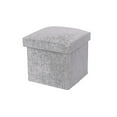 thumbnail image 1 of Boîte de Rangement Capacité de Charge Élevée Pliable en Tissu Ottoman de Rangement Polyvalent Cube Siège pour la Maison Qinhai, 1 of 5