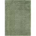 thumbnail image 2 of HR Plush Green Solid Color Shag Rug - Thick Pile, High-End, Soft & Cozy Floor Carpet for Bedroom & Living Room, 2 of 6