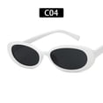 thumbnail image 1 of Lunettes de Soleil Ovales Rétro pour Femmes, Petites Lunettes de Soleil Polarisées Uv400, 1 of 5