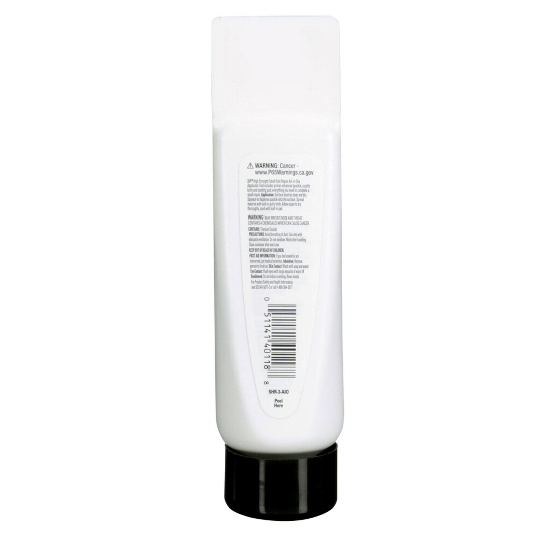 3M High Strength Small Hole Filler, 3 oz., Paint Primer, Wall Patch, White, All In One Applicator Tool, 1 Pack