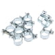thumbnail image 4 of 20 Piezas Mini Abrazaderas de Manguera Surtido de Clips de Manguera Tubería Plata, 4 of 9
