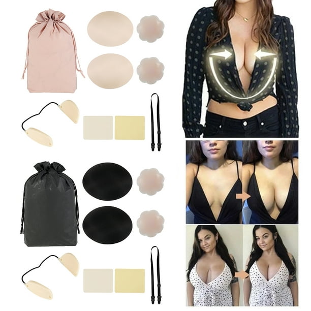 Best Deal for Frontless Bra Kit, Womens Deep Plunge Push-up Frontless