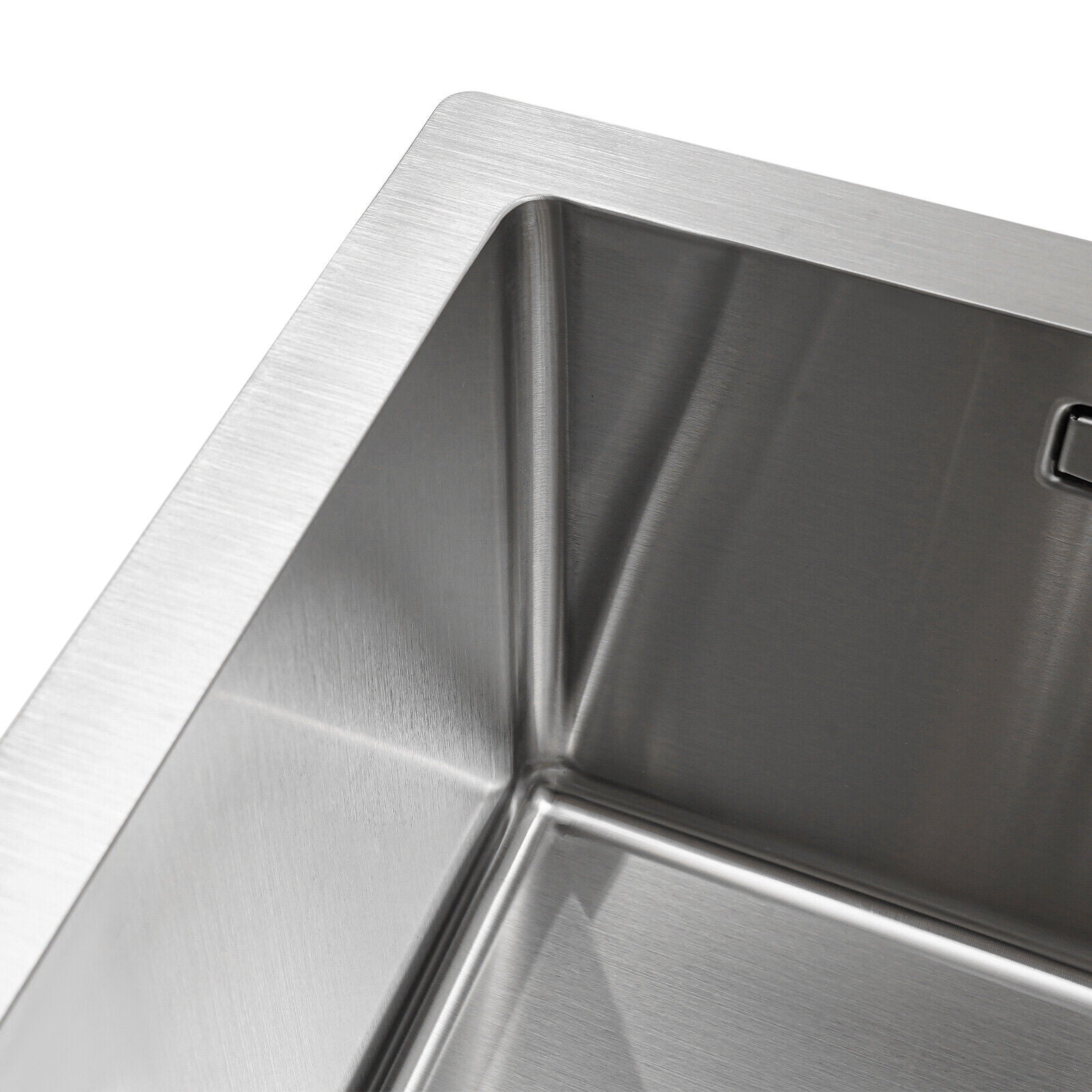 Laundry Utility Sink with Washboard 304 Stainless Steel Kitchen Sink Laundry Sink Wash Basin for Bathrooms, Garages, Basements