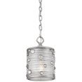 thumbnail image 1 of Beaumont Lane Mini Sterling Mist Shade Pendant in Peruvian Silver, 1 of 5