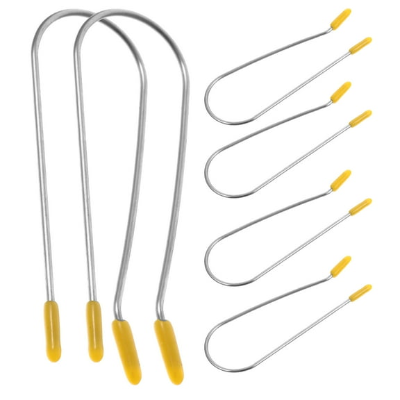 OFFIGAM 20Pcs Yellow Hair Rollers with Metal Clips for Secure Hold, Even Curling, and Hair Styling Tools