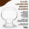 thumbnail image 3 of Lexington Brandy Glasses 6.5 oz. Set of 12, Bulk Pack - Perfect for Hotel, Bar, Restaurant or Lounge - Clear, 3 of 5