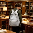 thumbnail image 5 of High Backpacks with a Cute Teenage Style, Large Capacity Lightweight Daily Backpacks (B), By TINGXIN, 5 of 9
