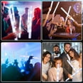 thumbnail image 3 of NOGIS Led Foam Glow Sticks, 15.7 Inches Bulk Glow Sticks, LED Light Sticks, Light-Up Sticks for Wedding, Raves, Carnival, Concert, Halloween, Birthday Party (White-24 Pcs), 3 of 7