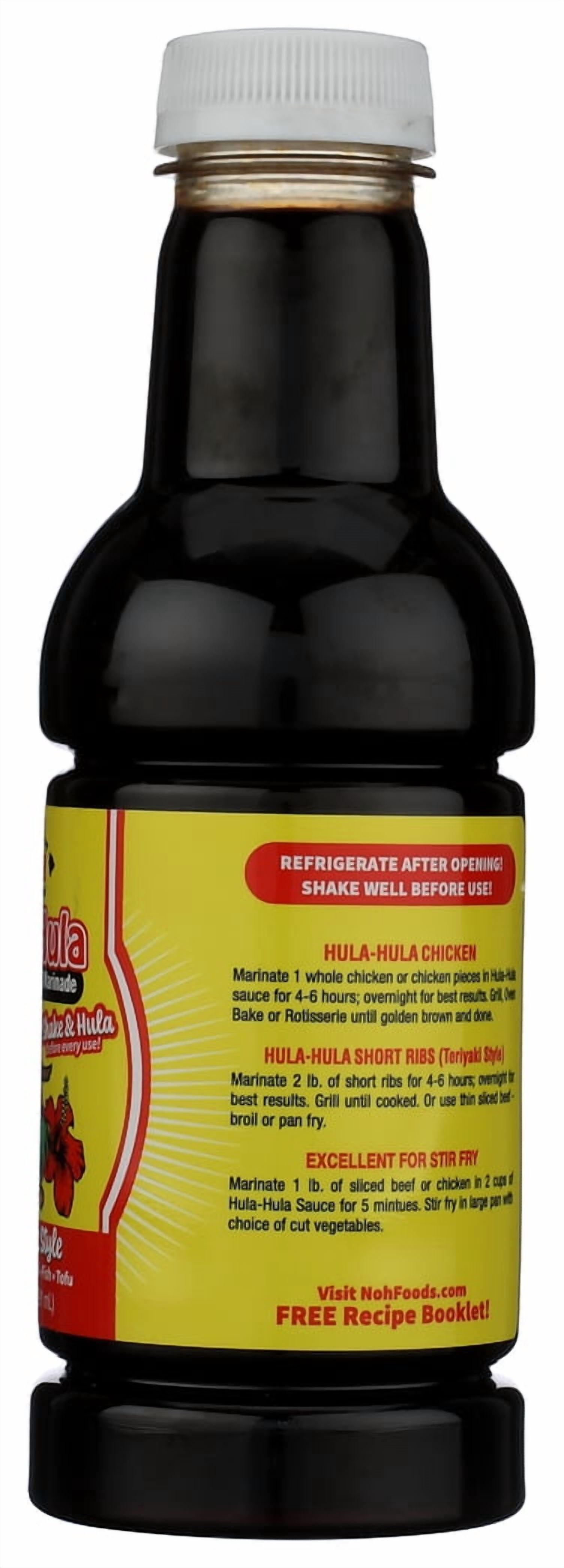 (6 pack) NOH Hula-Hula Cooking Sauce & Marinade 20 fl oz