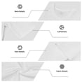 thumbnail image 6 of FRSASU Men's Casual Jacquard Knit Short Sleeve T Shirts and Shorts Summer Beach Vacation 2 Piece Outfit Lounge Workout Sets White, 6 of 6