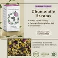 thumbnail image 4 of Spice Hut - Chamomile Dreams Herbal Tea, 100% Caffeine Free - Chamomile, Mint, Lemon Grass - Calming Streen Relief Evening Tea, Perfect Study Tea - 16 Eco-Friendly Tea Bags, 4 of 7
