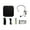 Black, variant on Headworn Microphones Loudspeaker Sound Amplifiers for Lectures and Tours Offers Double Power and Headsets Microphones