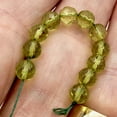 thumbnail image 5 of Amber Faceted Round Beads | 6mm | Green | 34 Bead(s), 5 of 12