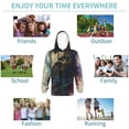 thumbnail image 5 of Lsque Colorful Ink Cute Horse Patten Youth Hoodie Sweatshirt Pullover with Kangaroo Pocket Boys and Girls Hoodie Warm Hoodie for Kids-X-Large, 5 of 6