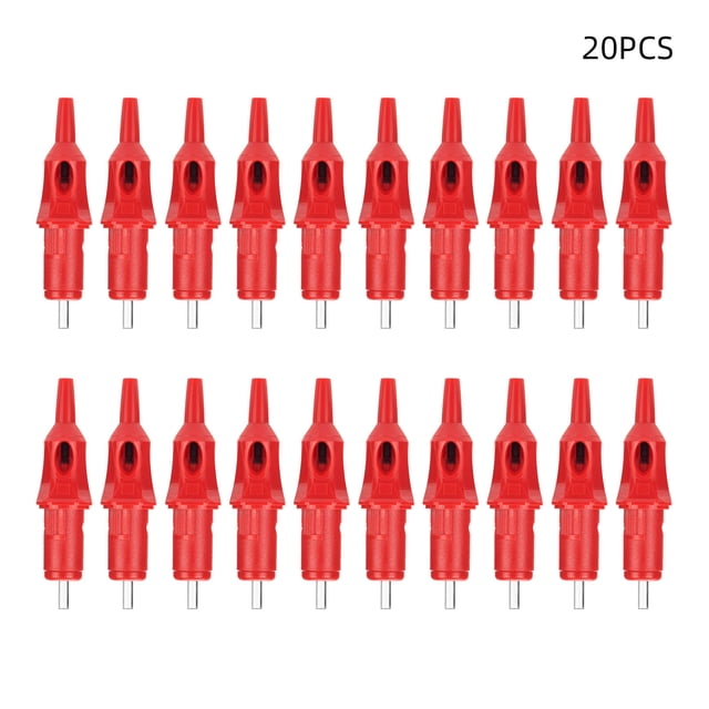 Ballpoint Pen Cartridges with Membrane 20pcs Apprentice Cartridge s with Ball Point for Pen Gun Dotwork Drawing Practice on Papers for Beginners and Artists