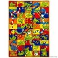 thumbnail image 2 of Allstar Kids / Baby Room Area Rug. Snakes and Crocodiles with Numbers. Playful and Vibrant Colors (4' 11" x 6' 11"), 2 of 4