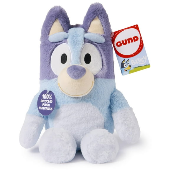Peluche GUND Bluey, suave y sostenible para niños pequeños de 13 pulgadas