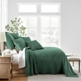 thumbnail image 2 of Levtex Home - Mills Waffle - Twin Bedspread Set - Forest Green Cotton Waffle - Quilt Size (80 x 110in.), Sham Size (26 x 20in.), 2 of 4