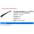 thumbnail image 2 of Rear Windshield Wiper Arm - Compatible with 2005 - 2011 Honda Odyssey 2006 2007 2008 2009 2010, 2 of 2