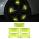 thumbnail image 1 of Pegatinas reflectantes BuyWeek para ruedas de coche 20 unidades seguridad nocturna tiras adhesivas, 1 of 9