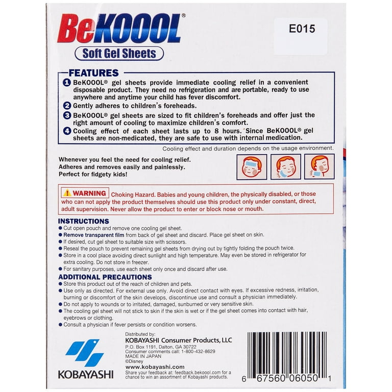 Be Koool Soft Gel Sheet - 4 sheets