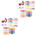 thumbnail image 4 of fastboy 24pieces Easy To Clean Glass Markers Bright Color Cup Labels For Easy Cup Identification Suitable 2Set, 4 of 6