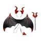 thumbnail image 2 of Conjunto de disfraces de Halloween Yinane Disfraz de diablo rojo 3 piezas, 2 of 8