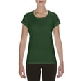 thumbnail image 2 of Gildan Lds Core Tee SptDrkGrn, 2 of 2