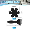 thumbnail image 2 of Uxcell 12 Pack Flower Bathtub Non Slip Stickers 3.2 x 3.2 Inch, Black, 2 of 7