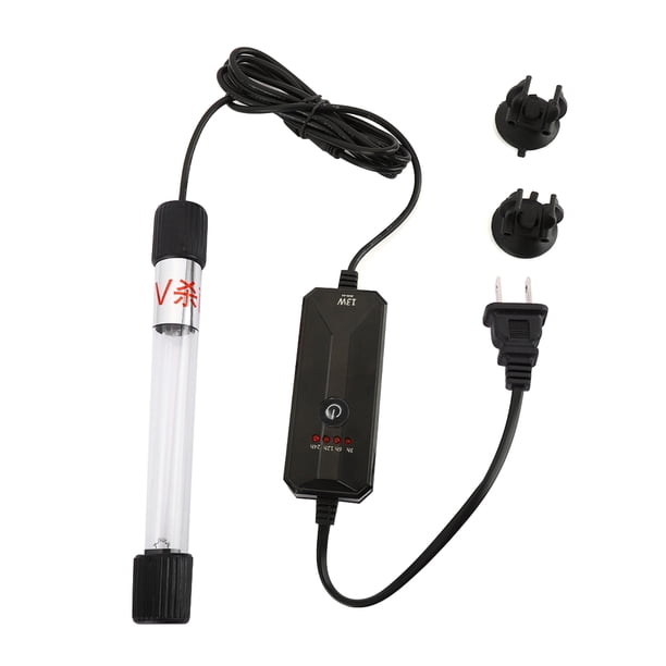 Lámpara de acuario, pecera, temporizador UV, lámpara para pecera, luz de acuario, valor inmejorable Jadeshay A