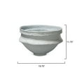 thumbnail image 4 of Jamie Young Co Landscape Cotton Mache Large Bowl in Blue, 4 of 5